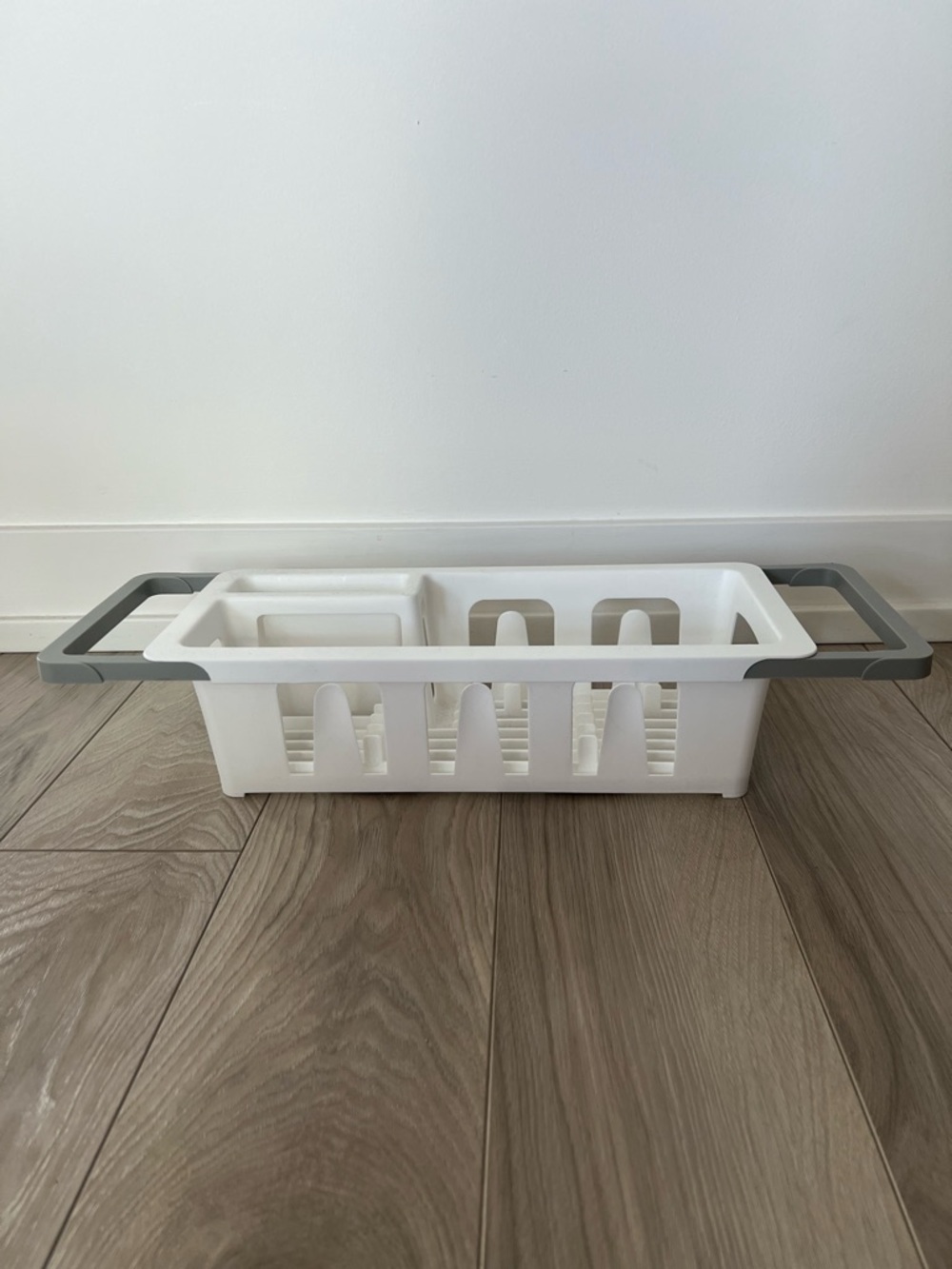 White Over‑the‑Sink Drying Rack / Kitchen Organizer - Picture 3 of 3